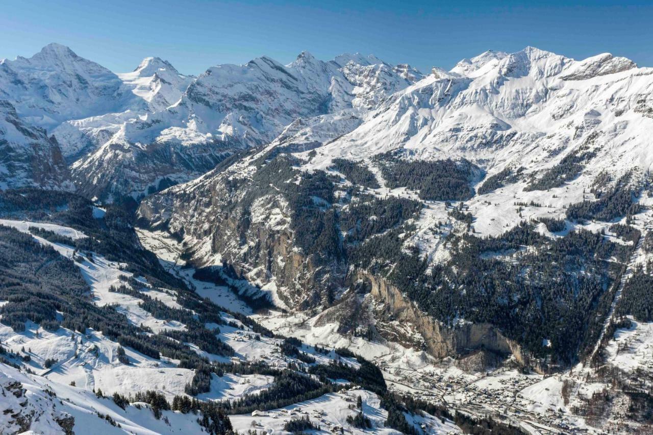 O 68 Haus Bel Air Appartement Wengen Buitenkant foto