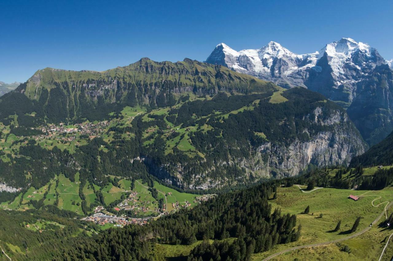 O 68 Haus Bel Air Appartement Wengen Buitenkant foto
