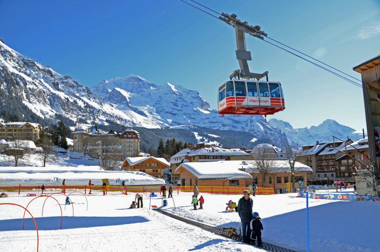 O 68 Haus Bel Air Appartement Wengen Buitenkant foto