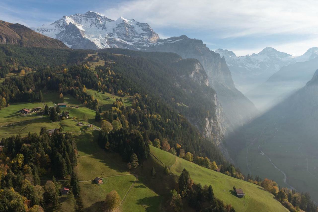 O 68 Haus Bel Air Appartement Wengen Buitenkant foto